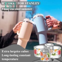 Alternative view of Silicone Ice Cube Tray with Lid – Easy Release & Premium Silicone Tray