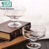 KELVEE Chinese Crystal Low Footed Bowls Set of 6