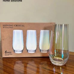 Alternative view of Danny Home Vibrant Rainbow Glass Set 6Pcs (550ml)