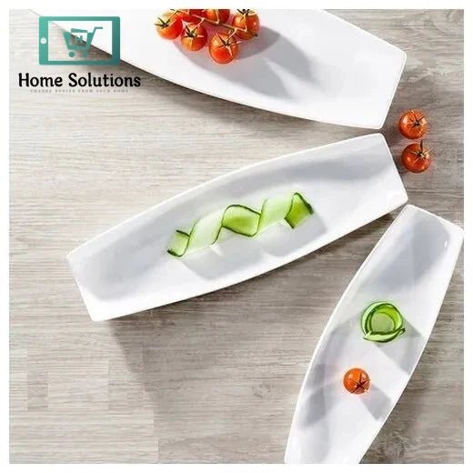 Wilmax England 16 X 5 Fine Porcelain Serving Dish 4 Wilmax England 16 X 5 Fine Porcelain Serving Dish - Image 2