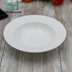 Wilmax England Fine Porcelain Deep Plate – 8 Inch (20 cm), 11 oz / 325 ml