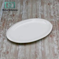 Wilmax England Fine Porcelain Oval Platter 12" | 30.5 cm Serving Plate 9 992022 - Home Solutions