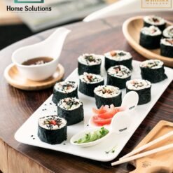 Alternative view of Wilmax England Fine Porcelain Flat Platter 30 x 16 cm