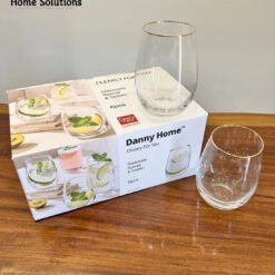 Alternative view of Danny Home Regal Golden Bar Glass Set 6Pcs (450ml)