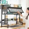 Rust Proof Over Sink Kitchen Organizer with Shelf Option - 85 cm