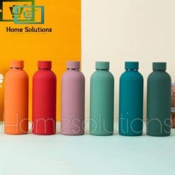 Stainless Steel Solid Color Matt Water Bottle