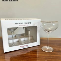 Danny Home Premium Crystal Wine Glass Set – 4 Piece Elegant Drinkware
