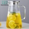 Premium Quality Borosilicate Glass Beverage Pitcher/Jug 1400ml
