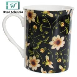 Floral Ceramic Coffee Cup – Elegant Printed Mug for Tea & Coffee