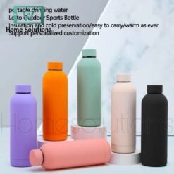 Stainless Steel Solid Color Matt Water Bottle 8 C32E6DC5 AD69 48B6 9924 1EC62E032718 - Home Solutions