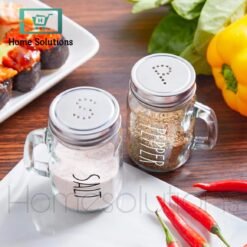Mason Jar Style Salt & Pepper Shaker Set 7 CD6209E9 967E 4965 86B3 81C79A4282B4 - Home Solutions