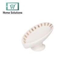 Ceramic Soap Dish White C009W 4 in Pakistan - Home Solutions