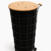 Metal Laundry Basket with Wooden Top & Wheels – Available in Small & Large Sizes