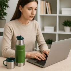 Stainless Steel Insulated Water Bottle with Screw-On Cap - 20 oz (590ml), Military Green 9 ChatGPT Image Apr 6 2025 04 01 39 AM 379609ab 6515 4931 81b7 e2f055a730af - Home Solutions