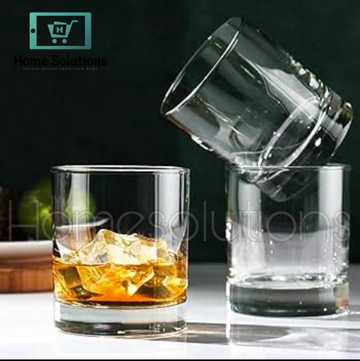 Rock Style Old Fashioned Thick Bottom Glass Set of 6 3 Rock Style Old Fashioned Thick Bottom Glass Set of 6
