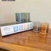 Danny Home Multicolour Glass Set – 4 Piece Drinkware Collection (410ml)