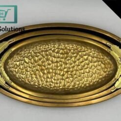 Alternative view of Heavy Metal Serving Tray – Durable & Stylish for Elegant Food Presentation