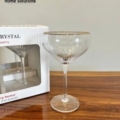Alternative view of Danny Home Premium Crystal Wine Glass Set – 4 Piece Elegant Drinkware