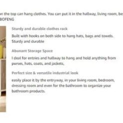 Garment Racks Heavy Duty Indoor Bedroom Clothing Hanger with Top Rod and Lower Storage Shelf 47 x 60 Length x Height3 - Home Solutions