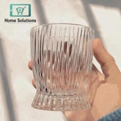 Ribbed Crystal Glass Tumbler Set – 300ml (10oz) | Set of 6 13 H8102b02a3fc9434f83dcbba96d95675fH.jpg 720x720q50 - Home Solutions