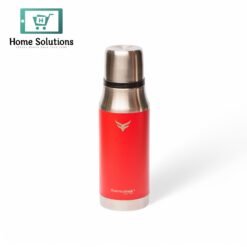 Stainless Steel Insulated Water Bottle with Screw-On Cap - 16.9 oz (500ml), Red