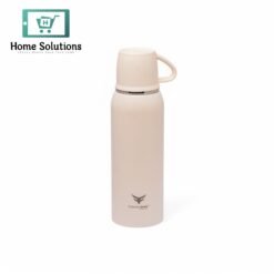 Stainless Steel Insulated Water Bottle with Screw-On Cap - 27 oz (800ml), White