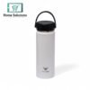 Stainless Steel Insulated Water Bottle with Screw-On Cap - 20 oz (590ml), White
