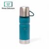 Stainless Steel Insulated Water Bottle with Screw-On Cap - 23 oz (680ml), Teal