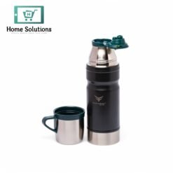 Alternative view of Stainless Steel Insulated Water Bottle with Screw-On Cap - 23 oz (680ml), Black