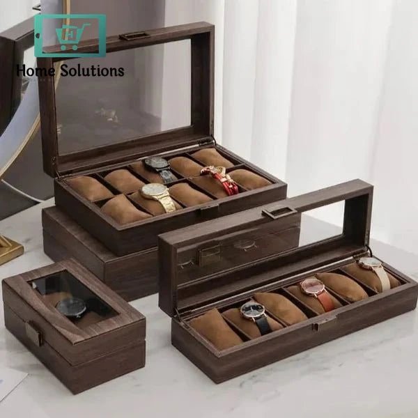 Wooden Watch Storage Box 4 Wooden Watch Storage Box - Image 2