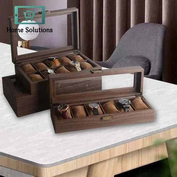 Wooden Watch Storage Box 5 Wooden Watch Storage Box - Image 3
