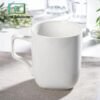 Kubek do herbaty i kawy bialy porcelanowy kwadratowy Wilmax 470 ml Kod producenta Kubek bialy porcelanowy 470 ml WL 993066 A - Home Solutions