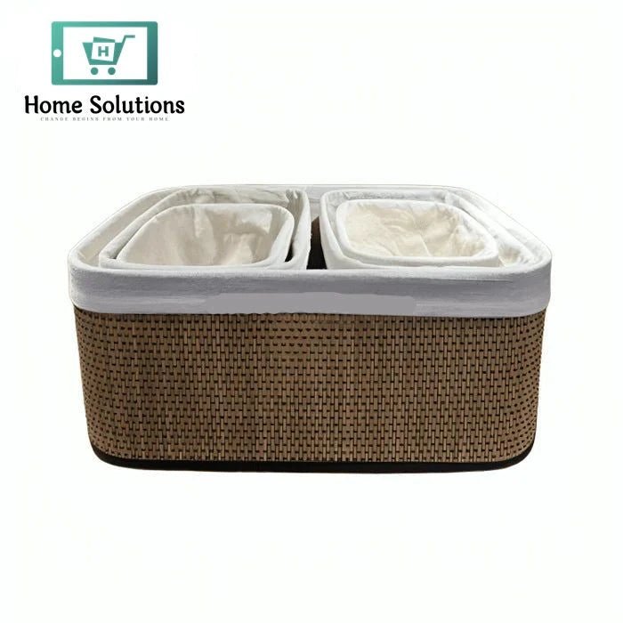 Eco-Friendly Bamboo Basket Set – Multipurpose Storage & Serving - Image 3