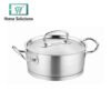 Original Korkmaz Proline Stainless Steel Low Casserole