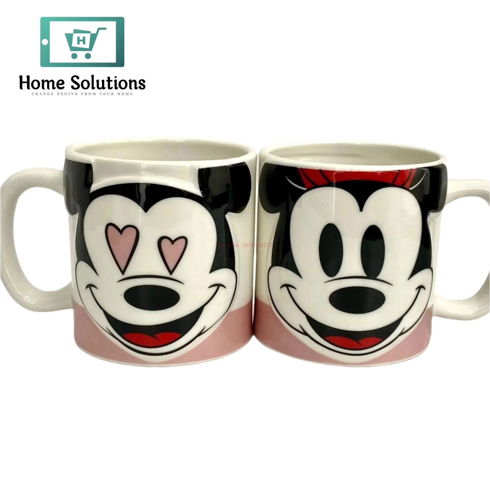 DISNEY Mickey & Friends Ceramic Embossed Mug (Set of 2) 3 DISNEY Mickey & Friends Ceramic Embossed Mug (Set of 2)