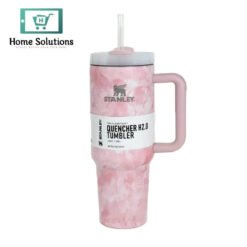 Stanley 40oz Marble Tumbler – Printed Edition with Handle (Light-Pink)