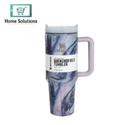 Stanley 40oz Printed Tumbler with Handle Marble Collection | Purple Edition