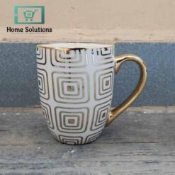 Alternative view of Compact Ceramic Mug – 350 ml Everyday Coffee & Tea Cup