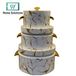 Luxury 3 Pcs Hotpot Set | White Marble