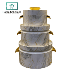 Luxury 3 Pcs Hotpot Set | Grey Marble