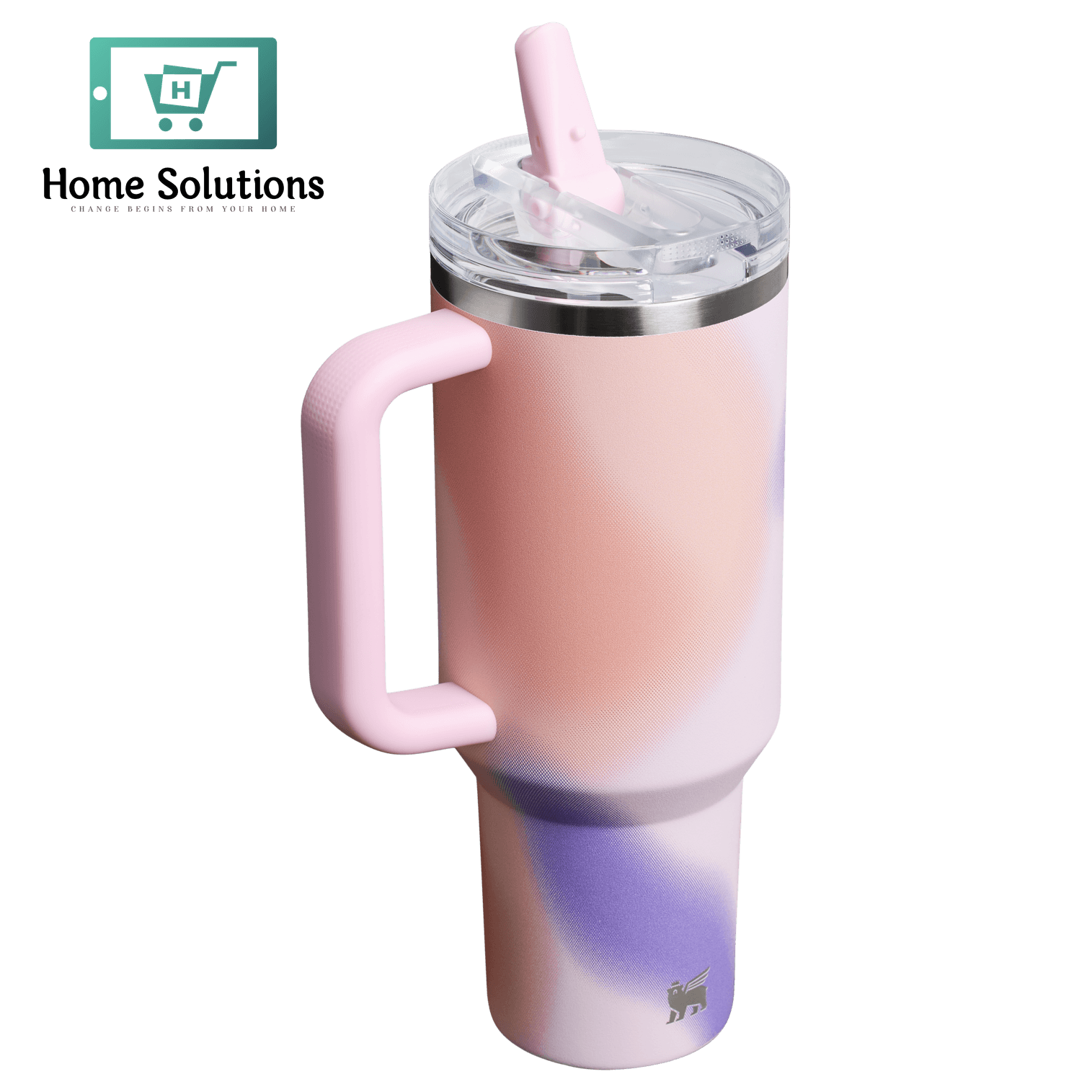 Quencher Flip Straw Tumbler 40oz – Rose Petal Motion 4 Quencher Flip Straw Tumbler 40oz – Rose Petal Motion - Image 2