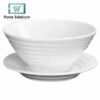 Wilmax Fine Porcelain Bowl Saucer 545Ml2 - Home Solutions