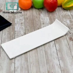 Wilmax Fine Porcelain Dish 12 x 4 Inch WL 992621 1 - Home Solutions