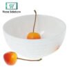 Wilmax England Fine Porcelain Japanese-Style Bowl 360 ml | Elegant White Serving Bowl