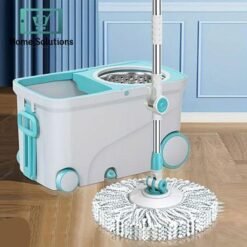 automatic rotation magic mop bucket bus style floor cleaning mop microfiber mop bucket cleaning set 0 in Pakistan - Home Solutions