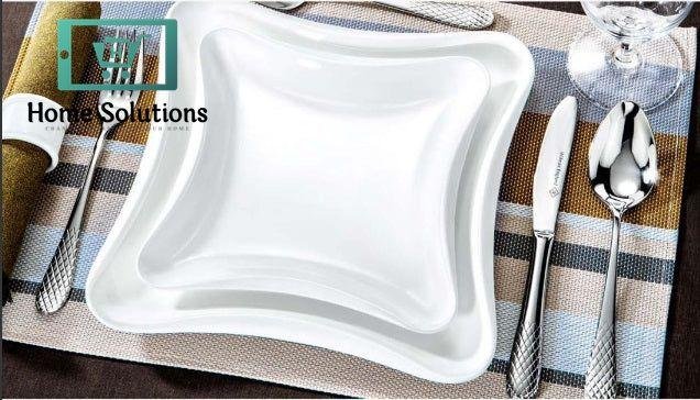 Wilmax England Fine Porcelain Dinner Plate – 9.75" (25 x 25 cm) 5 Wilmax England Fine Porcelain Dinner Plate – 9.75" (25 x 25 cm) - Image 3