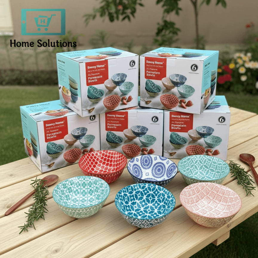 Danny Home Ceramic Bowl Set - 6 Pcs 3 Danny Home Ceramic Bowl Set - 6 Pcs