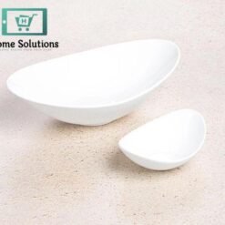 Alternative view of Wilmax England Fine Porcelain Sauce & Dip Dish 10 x 5.5 x 2.75 Inch