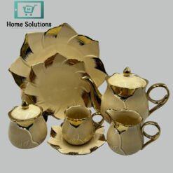Alternative view of 24-Piece Colourful Tea Set – Premium Porcelain Collection