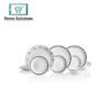 Corelle Black & White 18 Piece Dinnerware Set